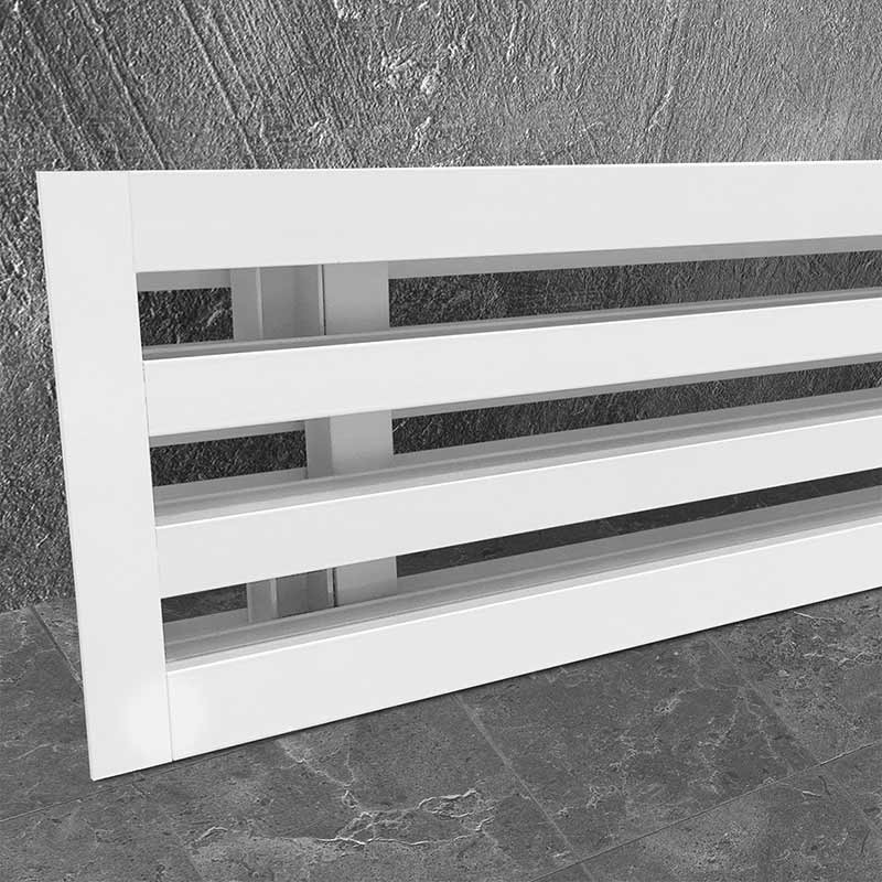 Щелевая вытяжная решетка без перфорации и без лопаток ЛЩР3