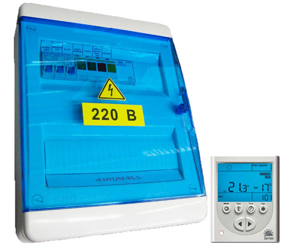Шкаф управления вентиляционной установкой с водяным нагревателем EASYLINE-WS 1/2,0