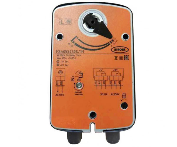 Электропривод AIRONE FSA15S24ST с пружинным возвратом