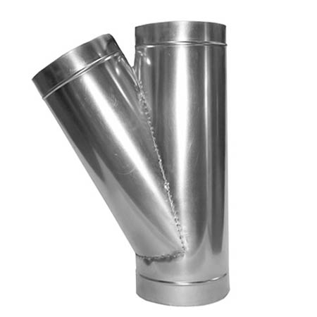 Тройник оцинкованный 45° Ø125