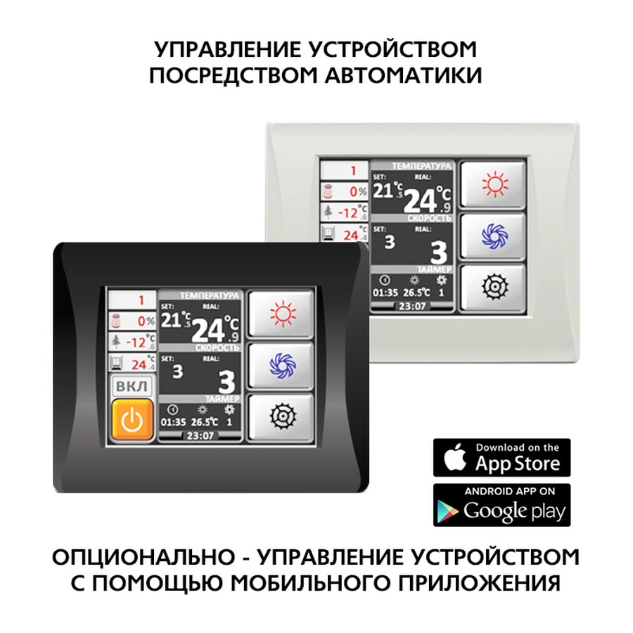 Приточная установка ФЬОРДИ ВПУ-500 ЕС-4-220-1-GTC