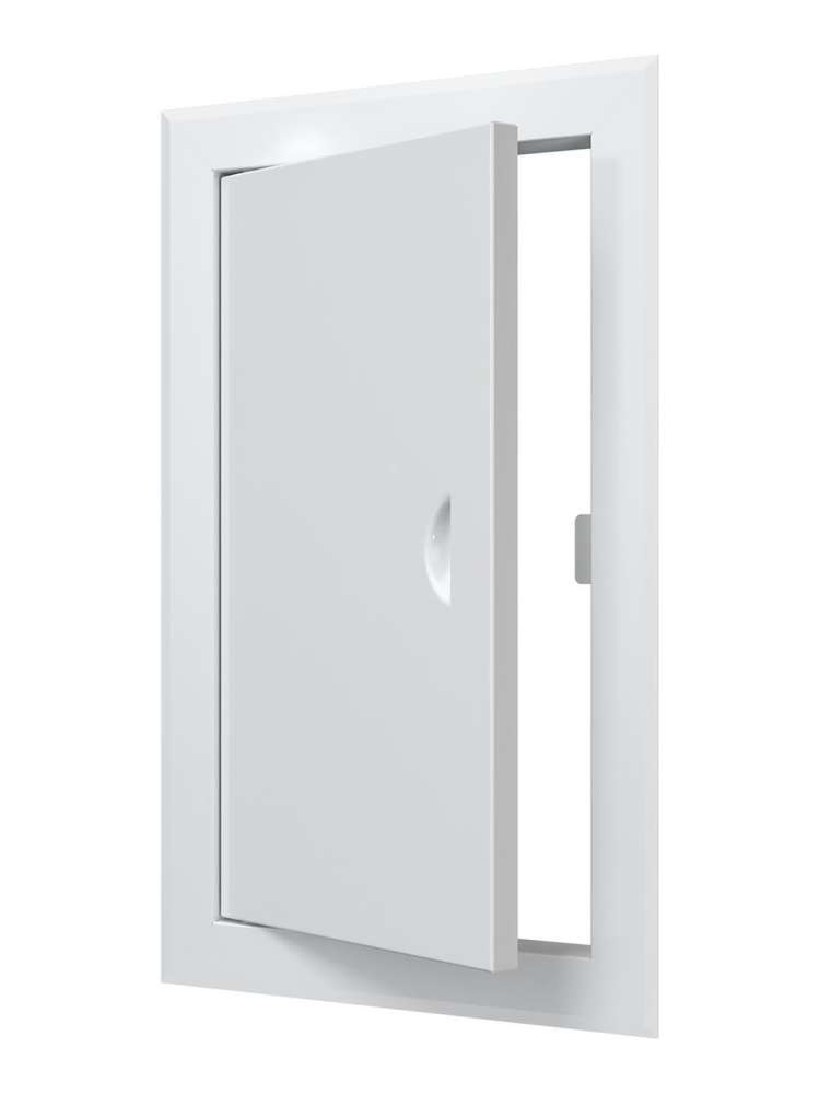 Люк ревизионный ЛТМ фланец 200х350 ручка магнит 260х410 окрашенная сталь EVECS